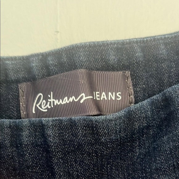 Reitmans Blue Straight Leg Jeans Classic Style - Picture 4 of 6